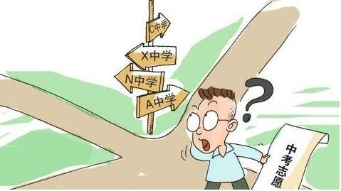 中考第一批次两个志愿一冲二保