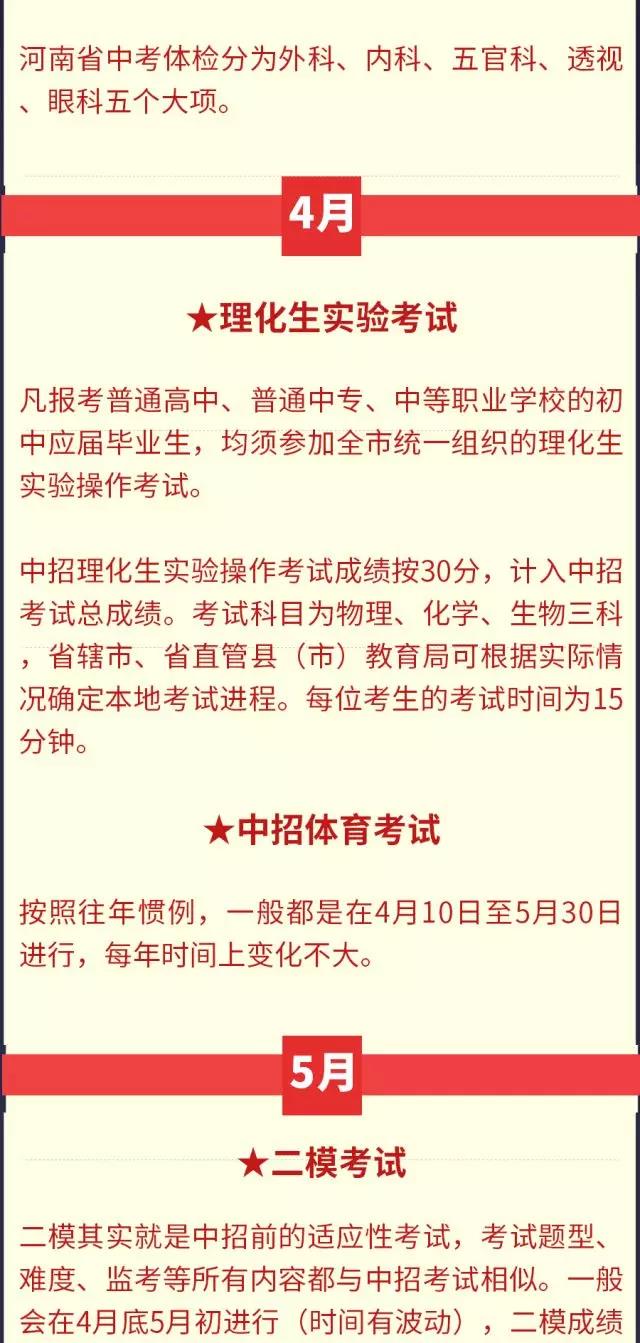 2018中考考试大事记2