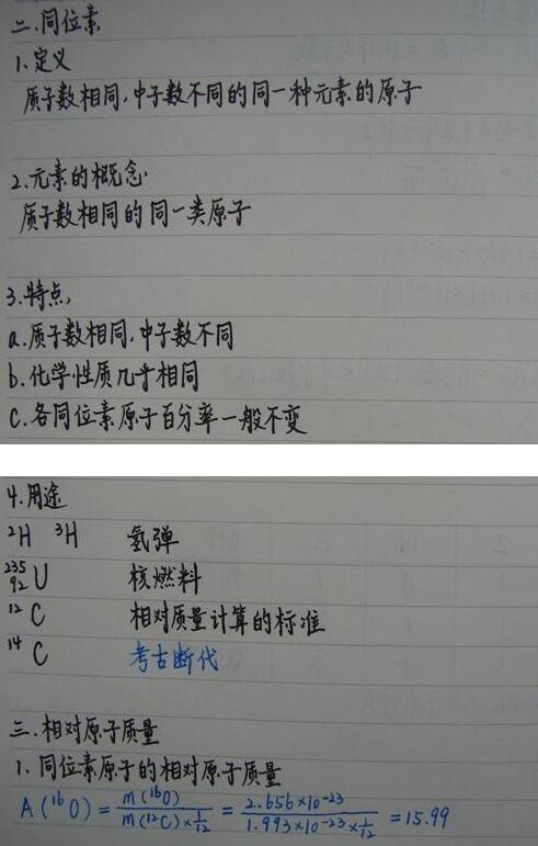学霸中考化学笔记