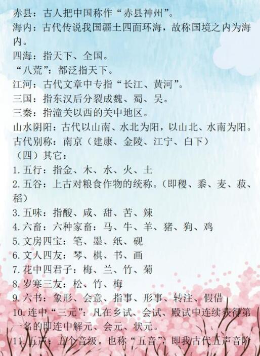中考语文出题点2