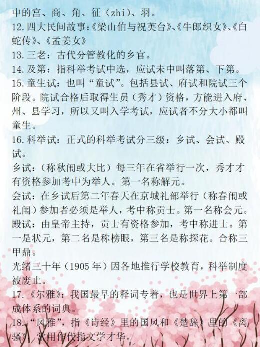 中考语文出题点3