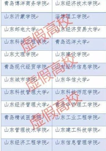 高校虚假